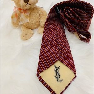 YSL Multi-Color All Silk Tie